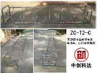 新款卡位式自行車停車架 不銹鋼電動車停車架